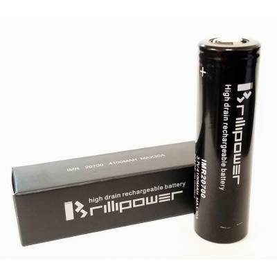 Black rechargeable lithium 3 7v brillipower 20700 400x400 0